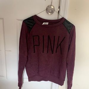 Pink Victoria secret crew neck size xs!